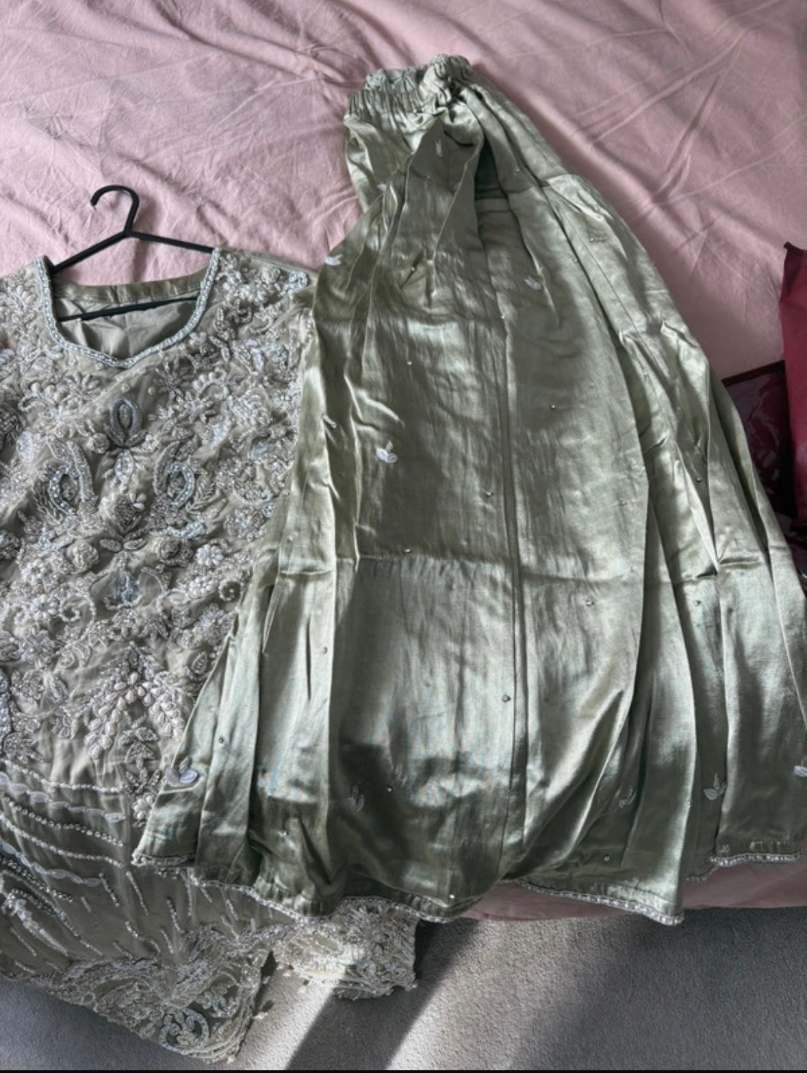 Silk sharara party outfit