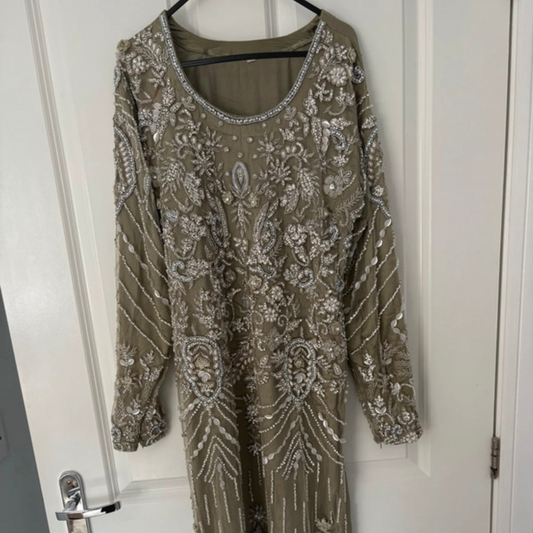 Silk sharara party outfit