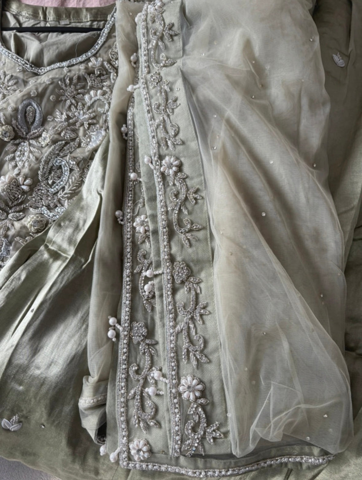Silk sharara party outfit