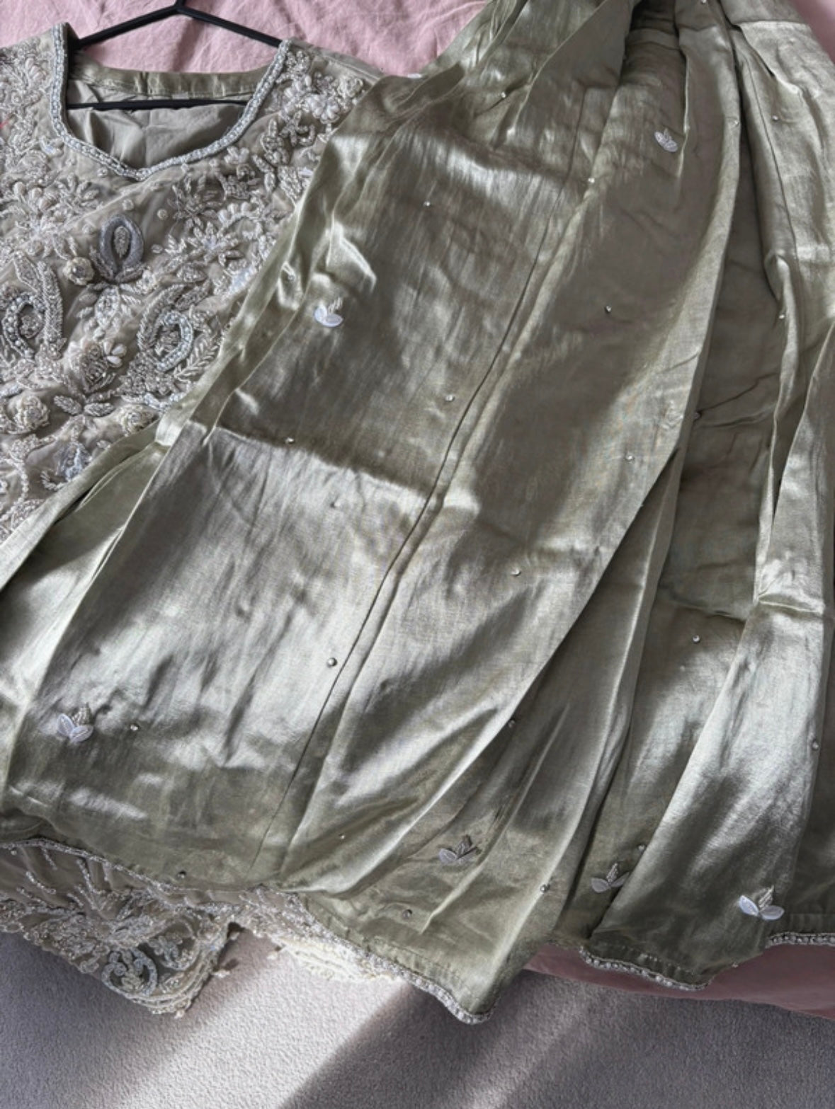 Silk sharara party outfit