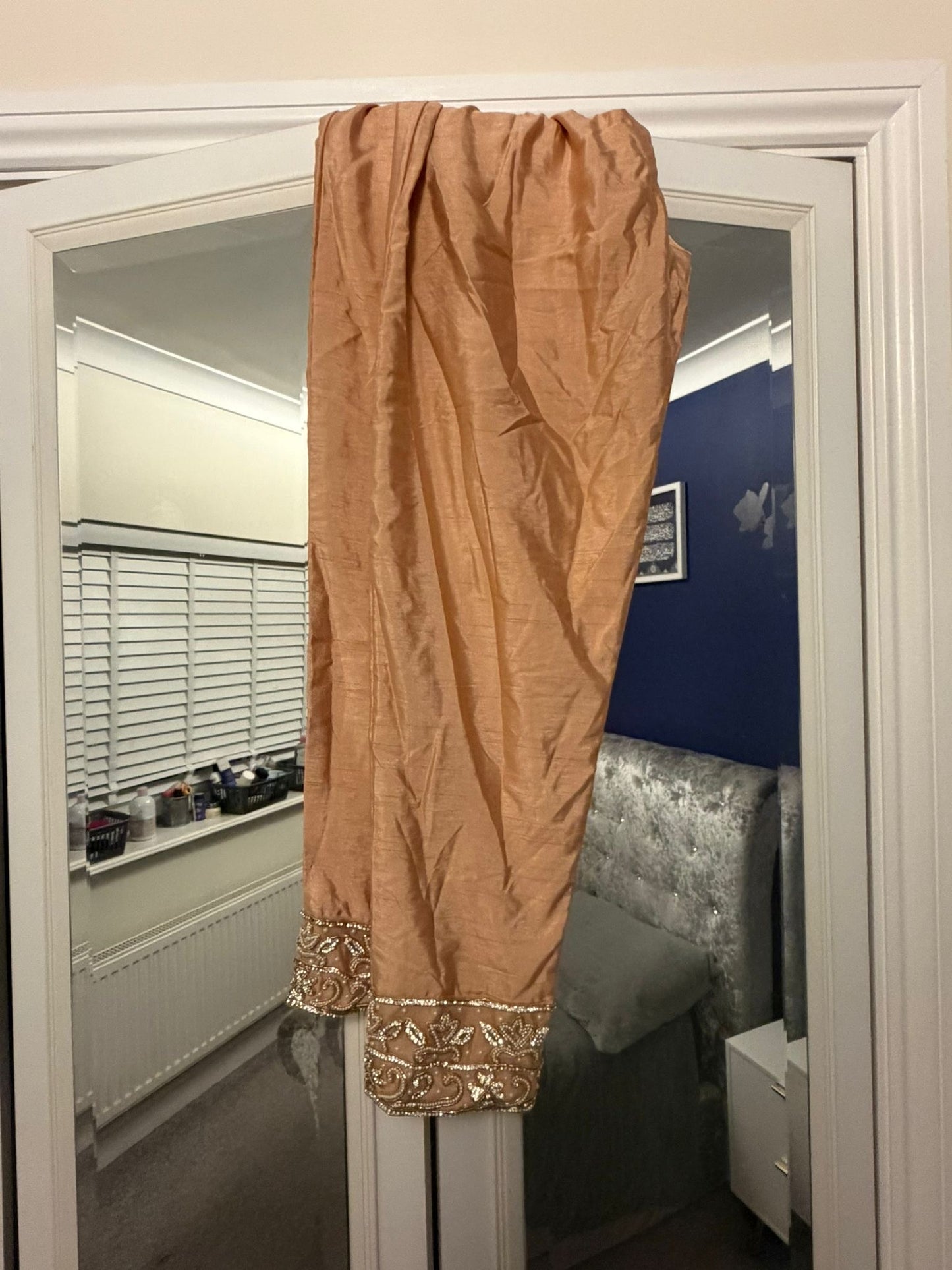 Brand new peach anarkali