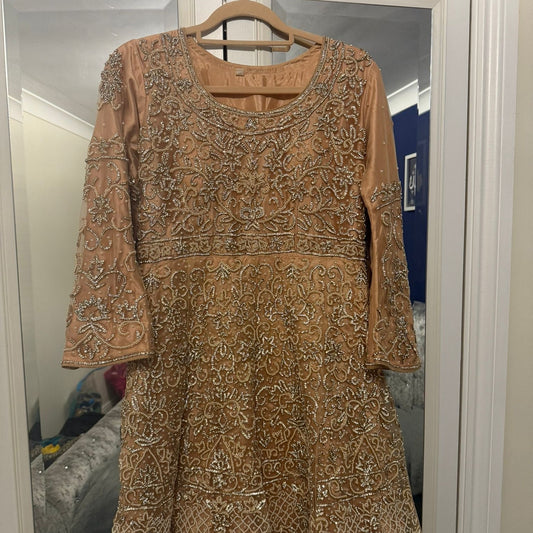 Brand new peach anarkali