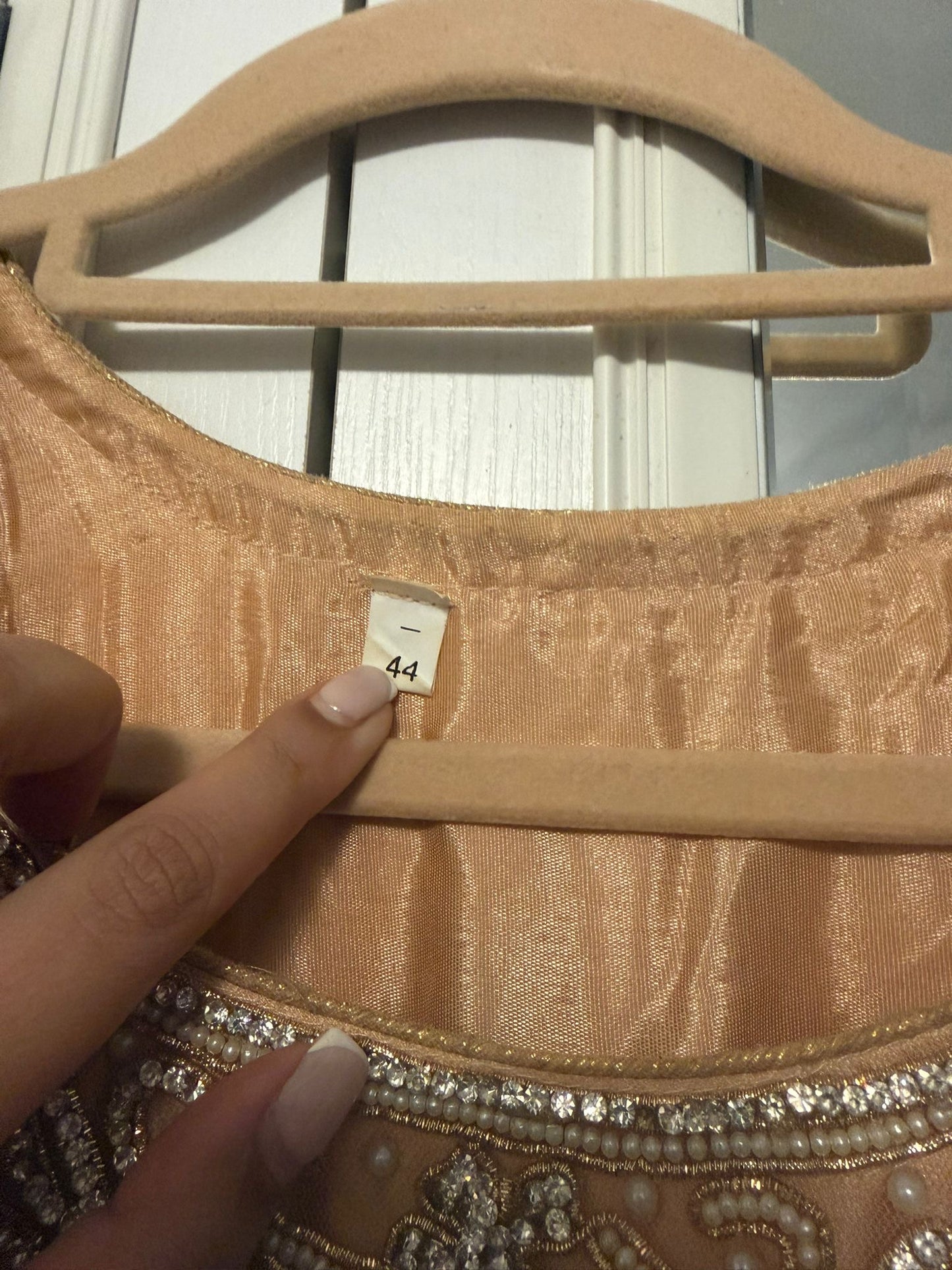 Brand new peach anarkali