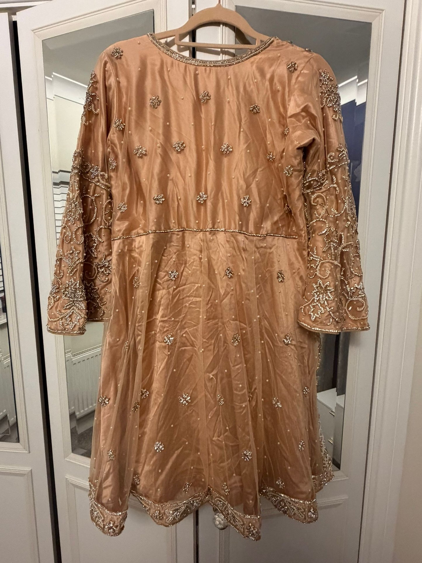 Brand new peach anarkali