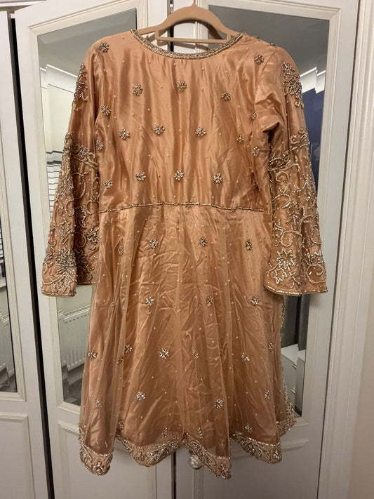 Brand new peach anarkali