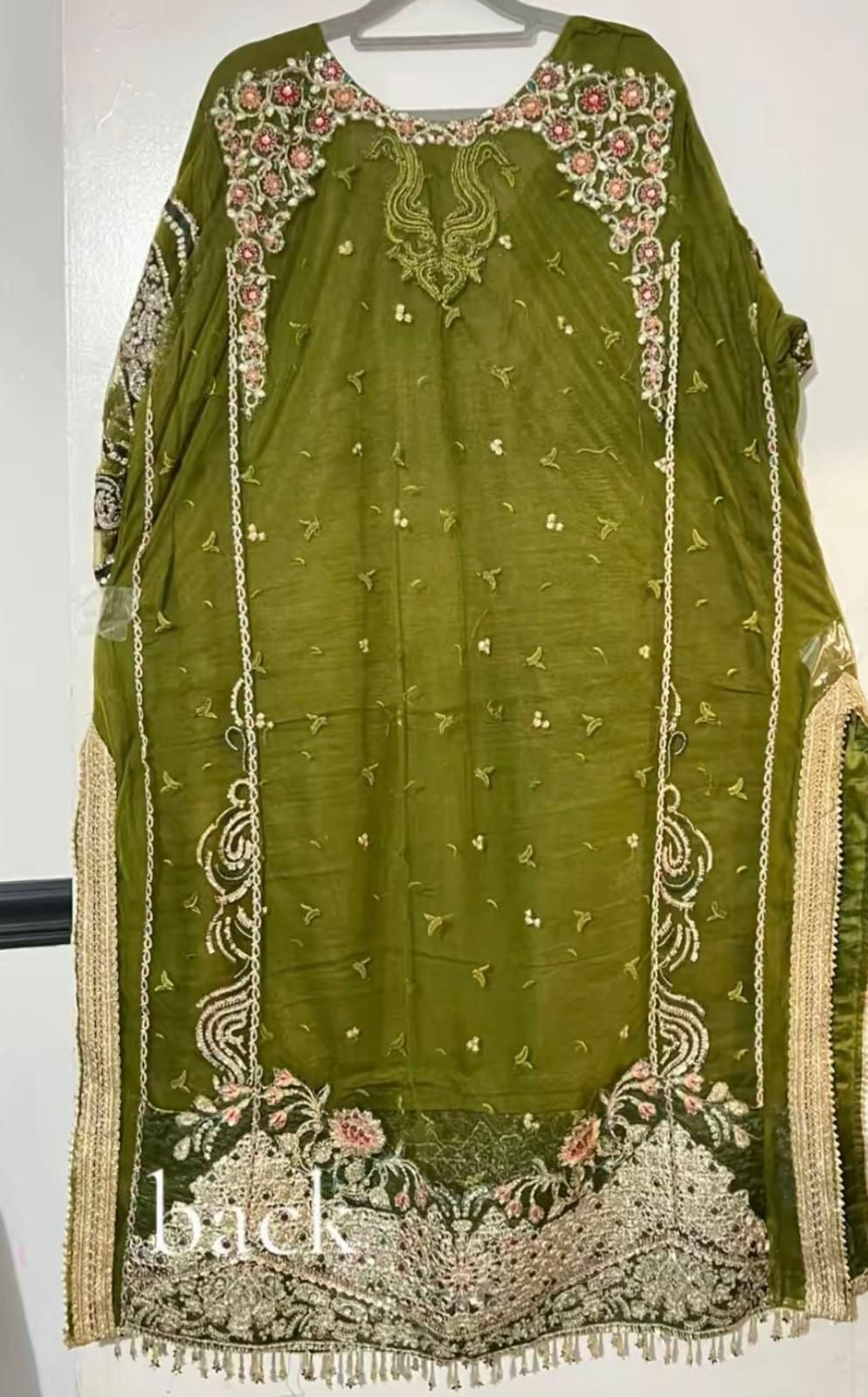 3 peice sharara  afrozeh
