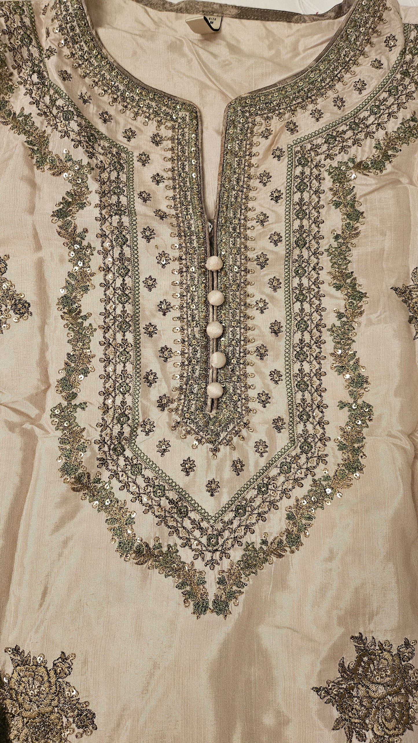 3 Piece Embrioded Sharara Suit