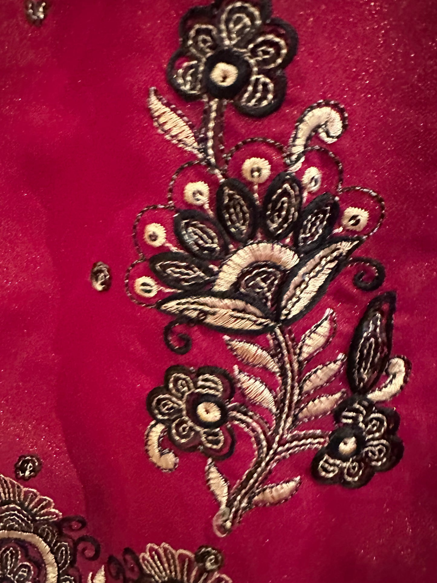 Brand new unstitched sari