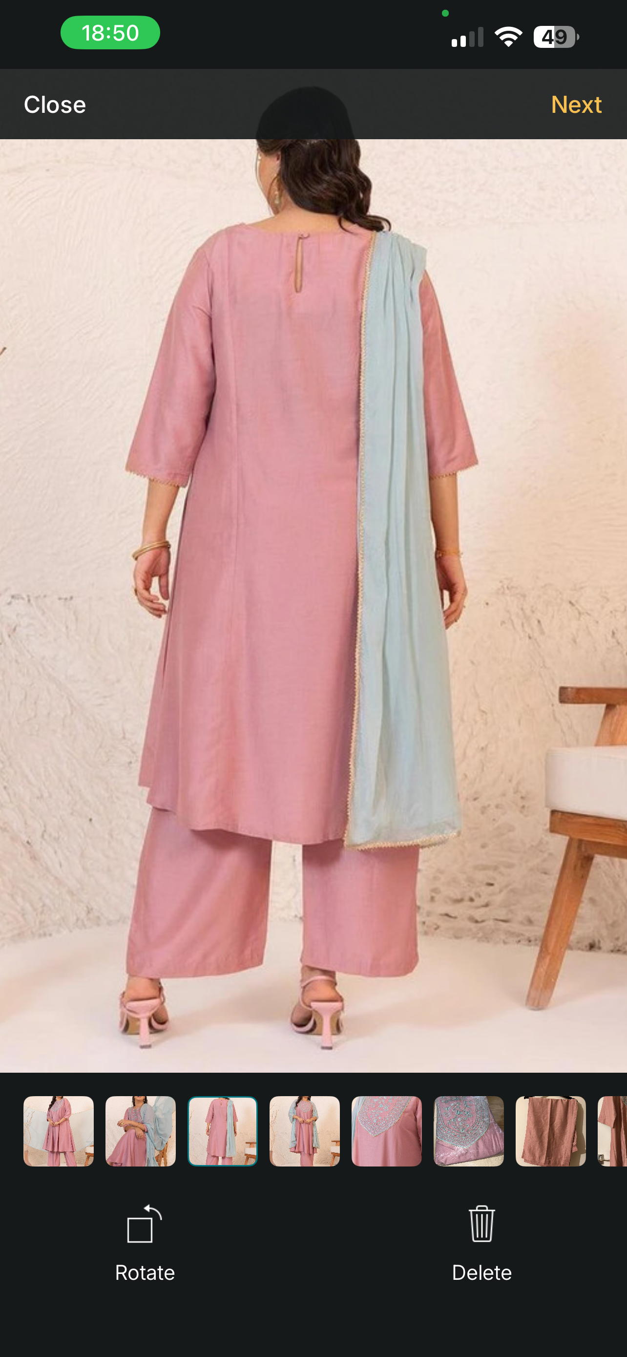 Plus Size Wide Leg Indian Suit