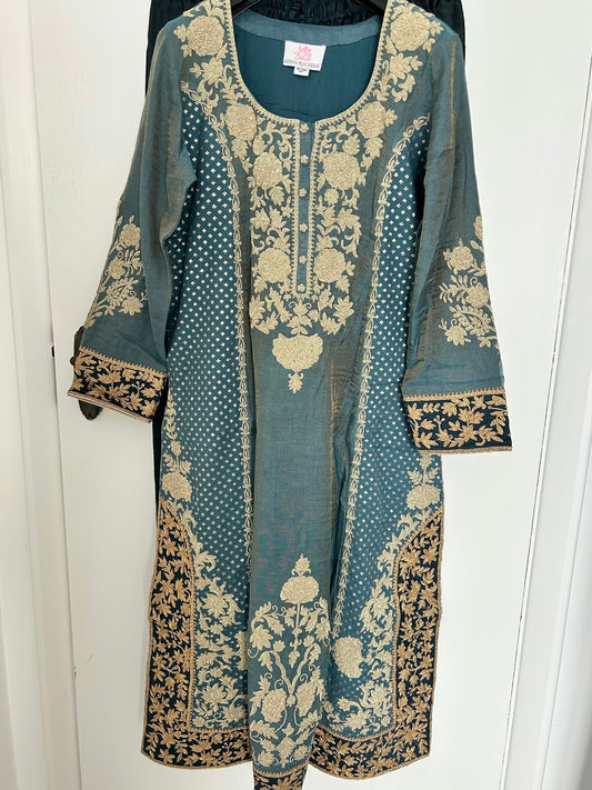 Heena Kochhar suit with palazzo trousers & dupatta - BRAND NEW