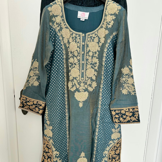 Heena Kochhar suit with palazzo trousers & dupatta - BRAND NEW