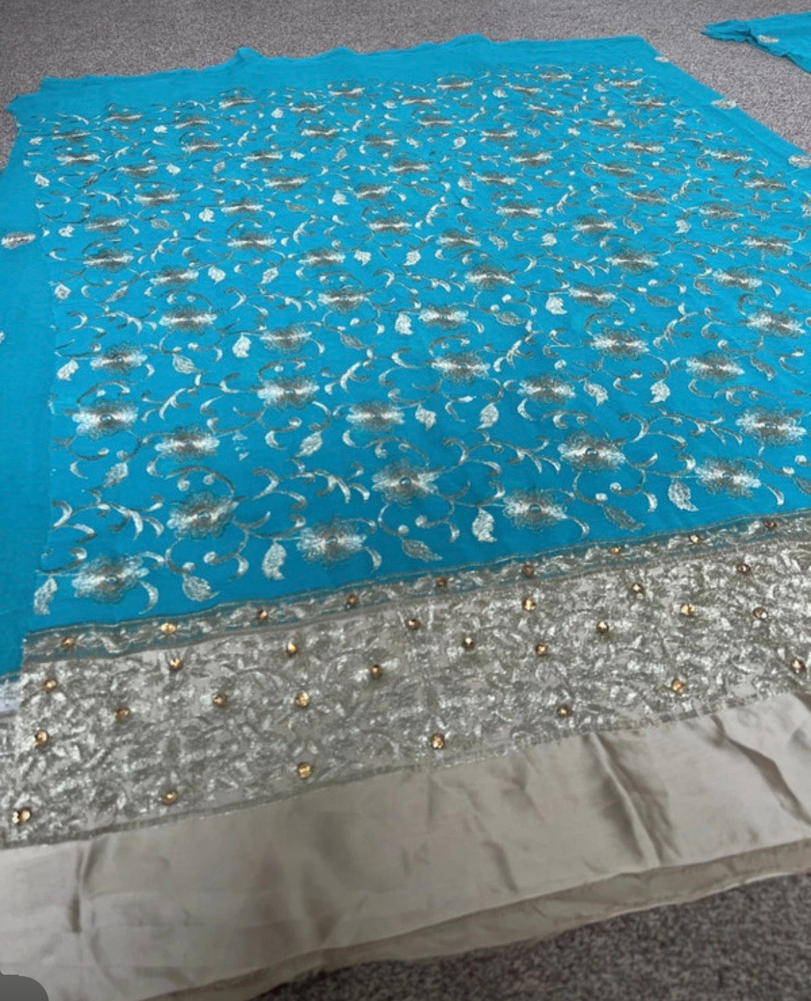 Material for kameez or long dress