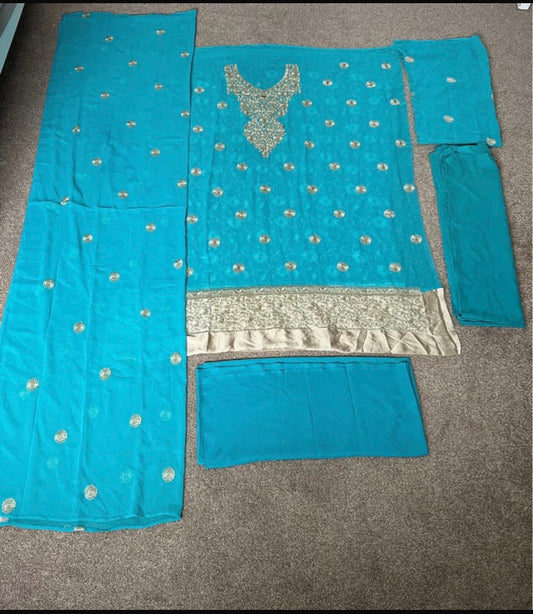 Material for kameez or long dress