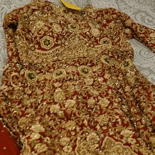 Peplum style lengha