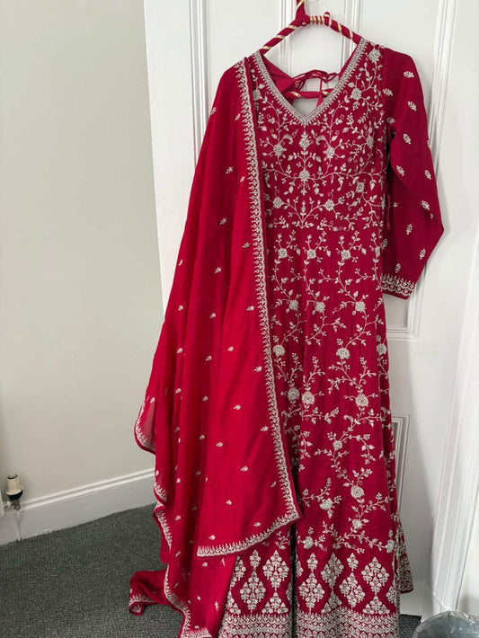 Preloved Indian pink long dress