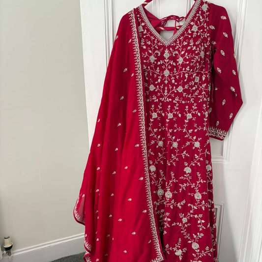 Preloved Indian pink long dress