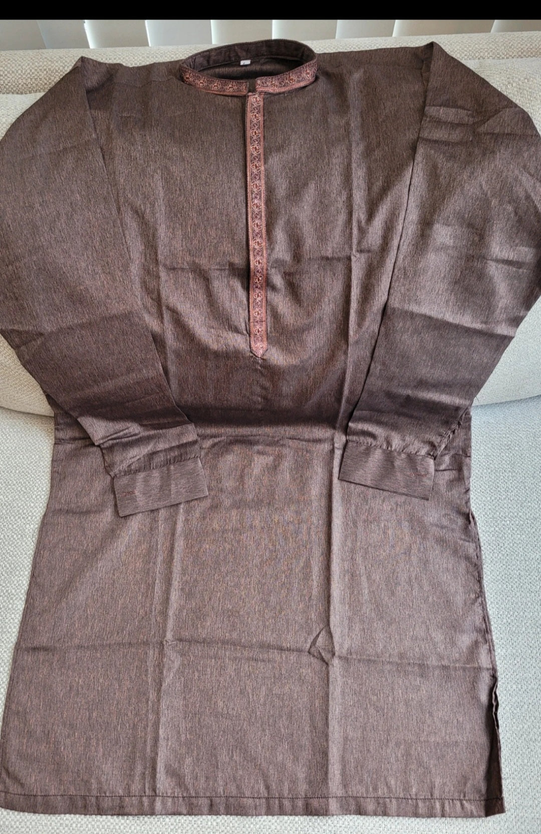 Men's Asian pakistani Indian Embroidered Kurta size L