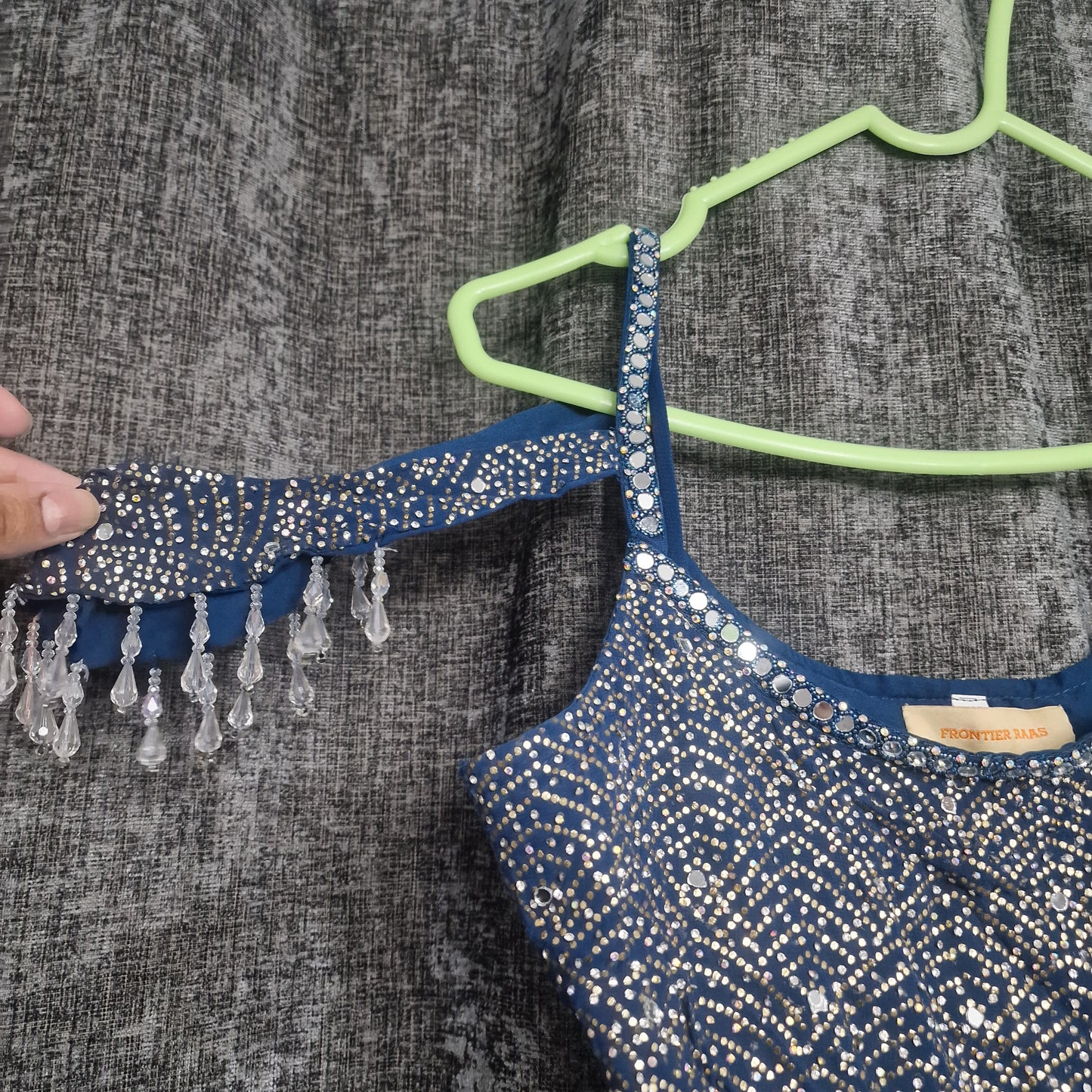 Ladies Sharara blue size 40 from frontier