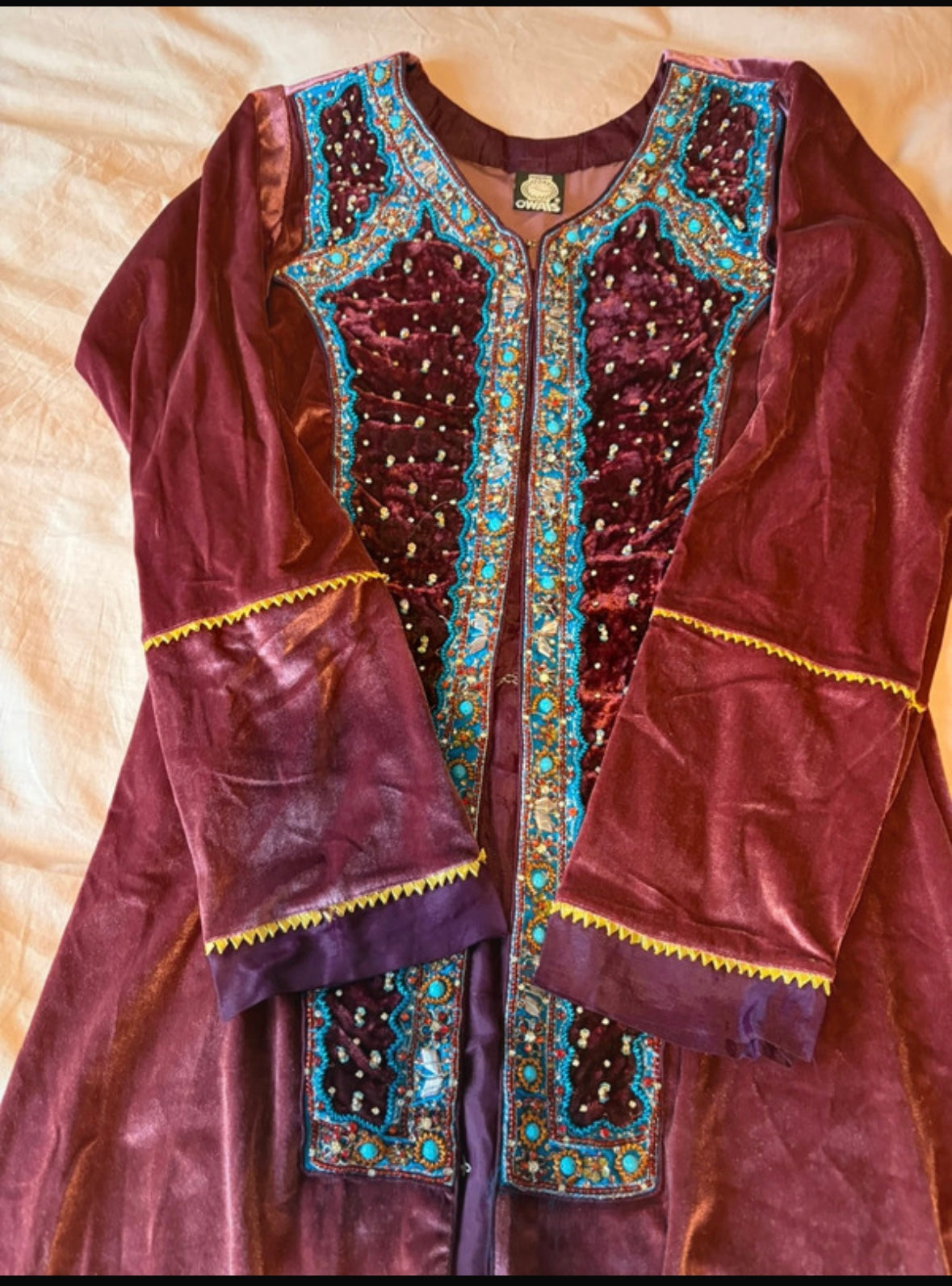 Velvet party outfit (3 piece)