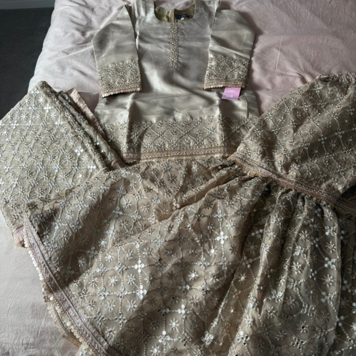 Gharara party outfit (3 piece)