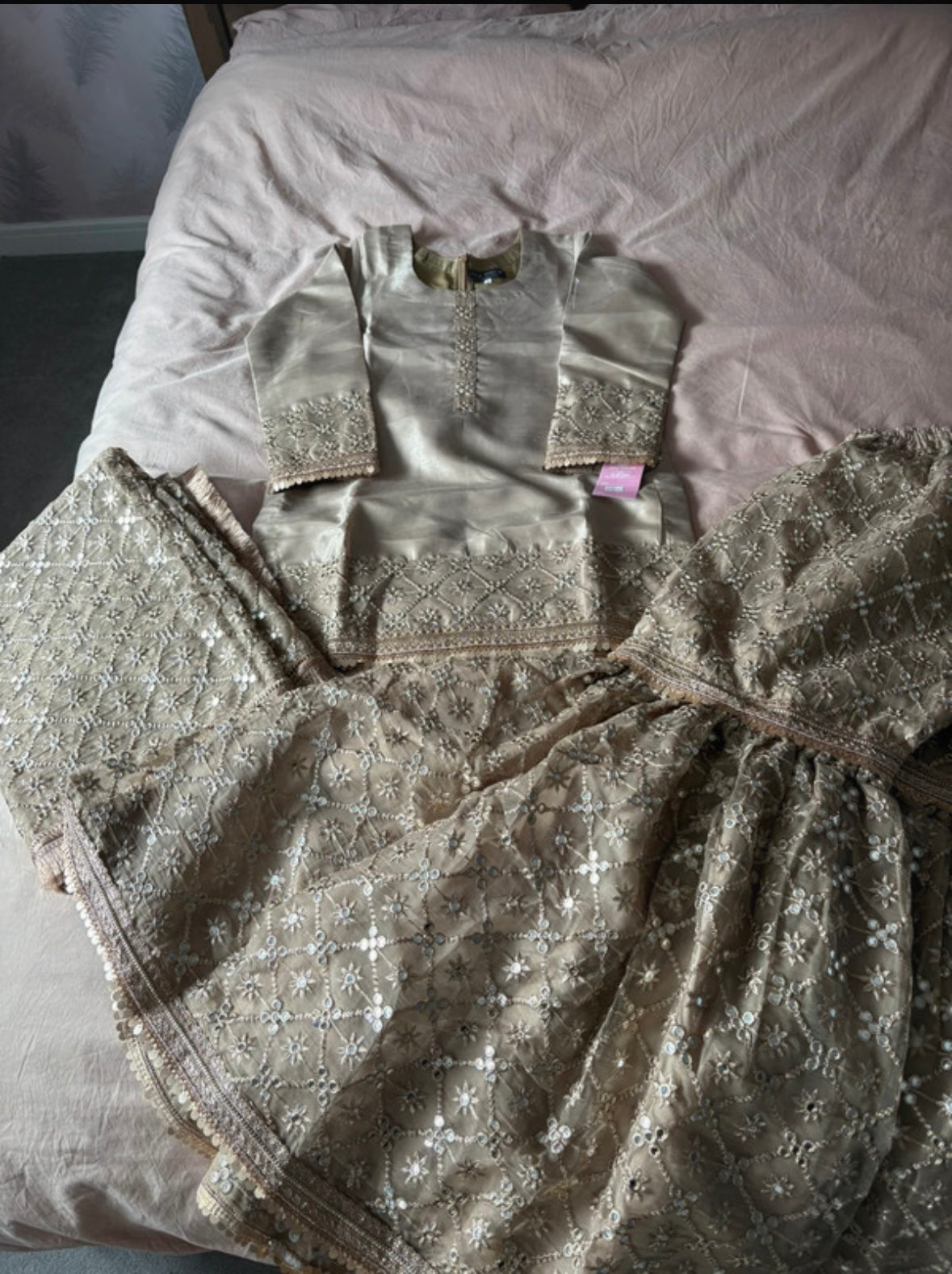 Gharara party outfit (3 piece)