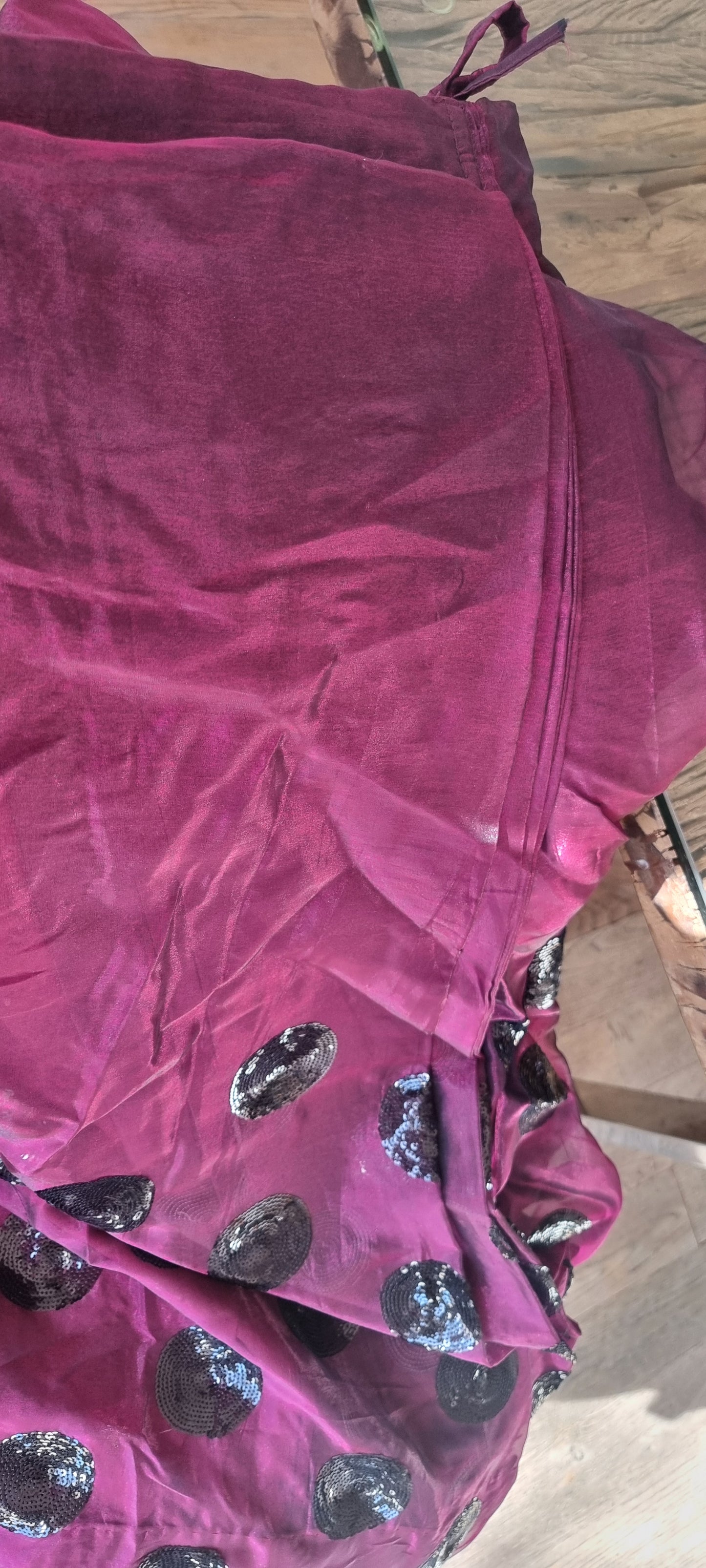 Black and Pink Saree