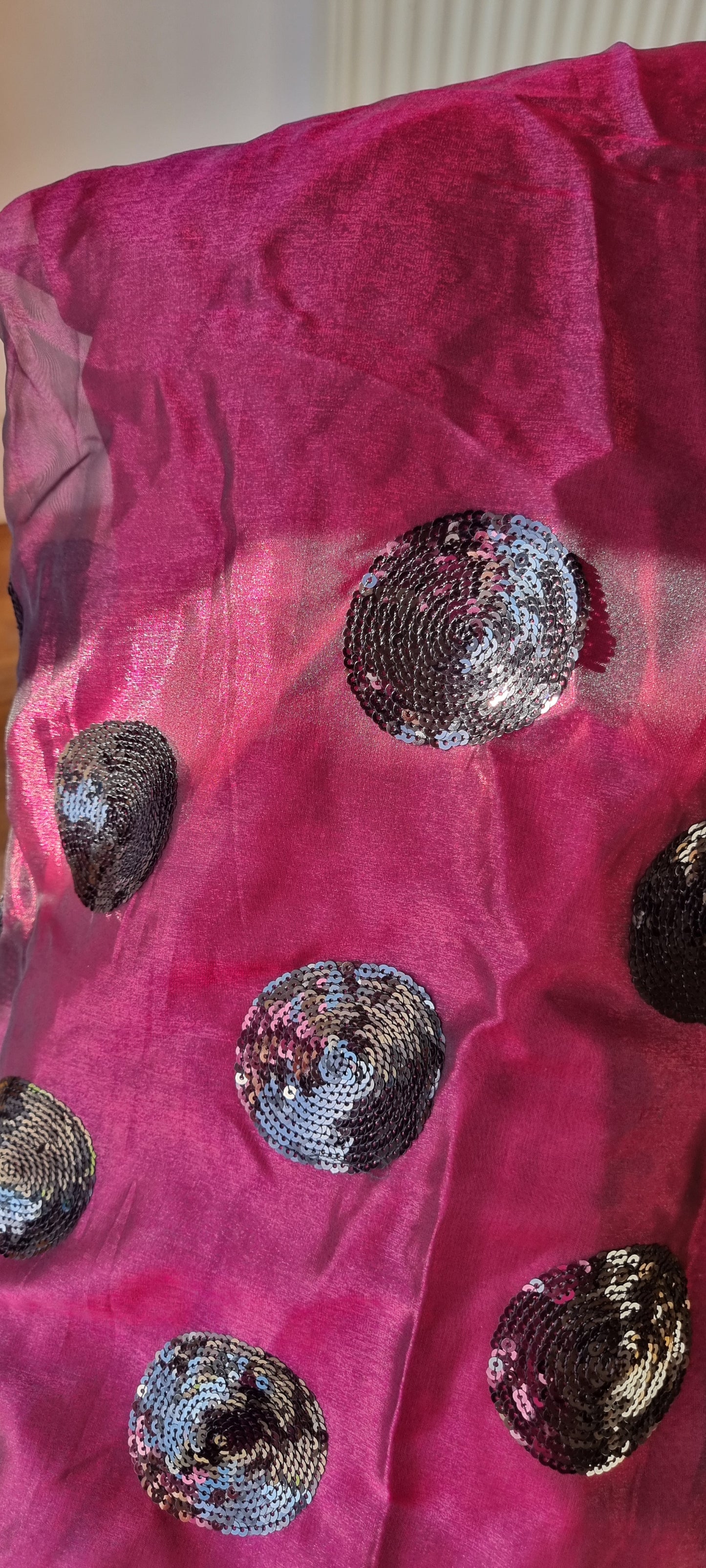 Black and Pink Saree