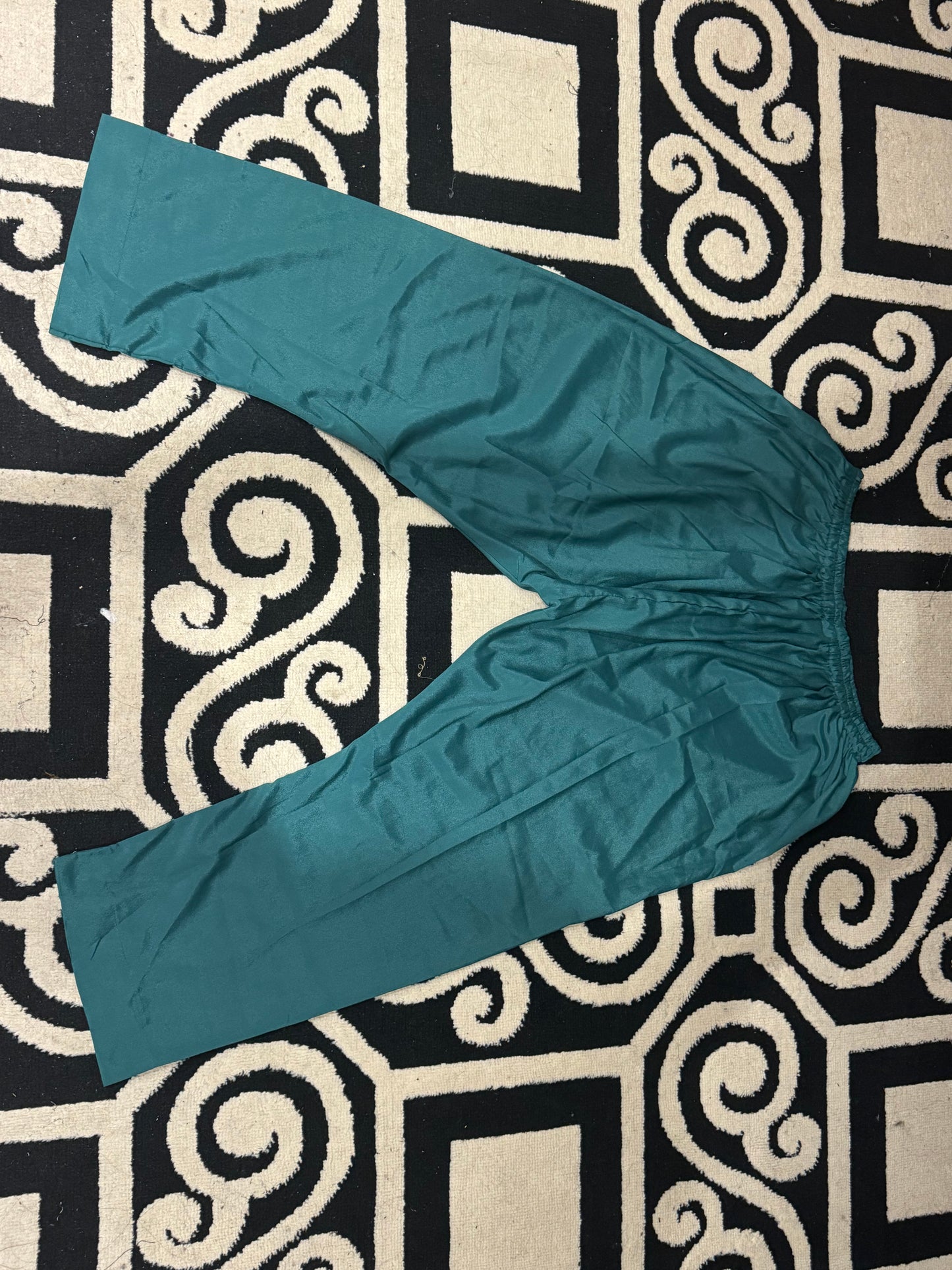 Elegant Red & Teal Embroidered Desi Suit Set