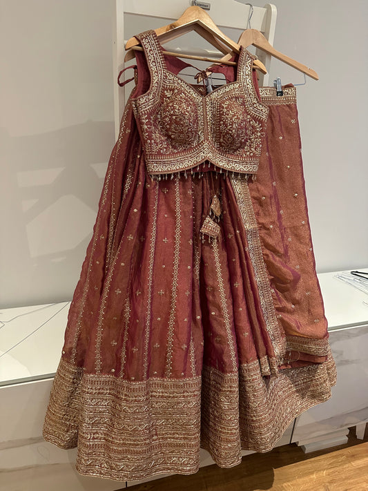 Brand new unworn dusky pink lehenga