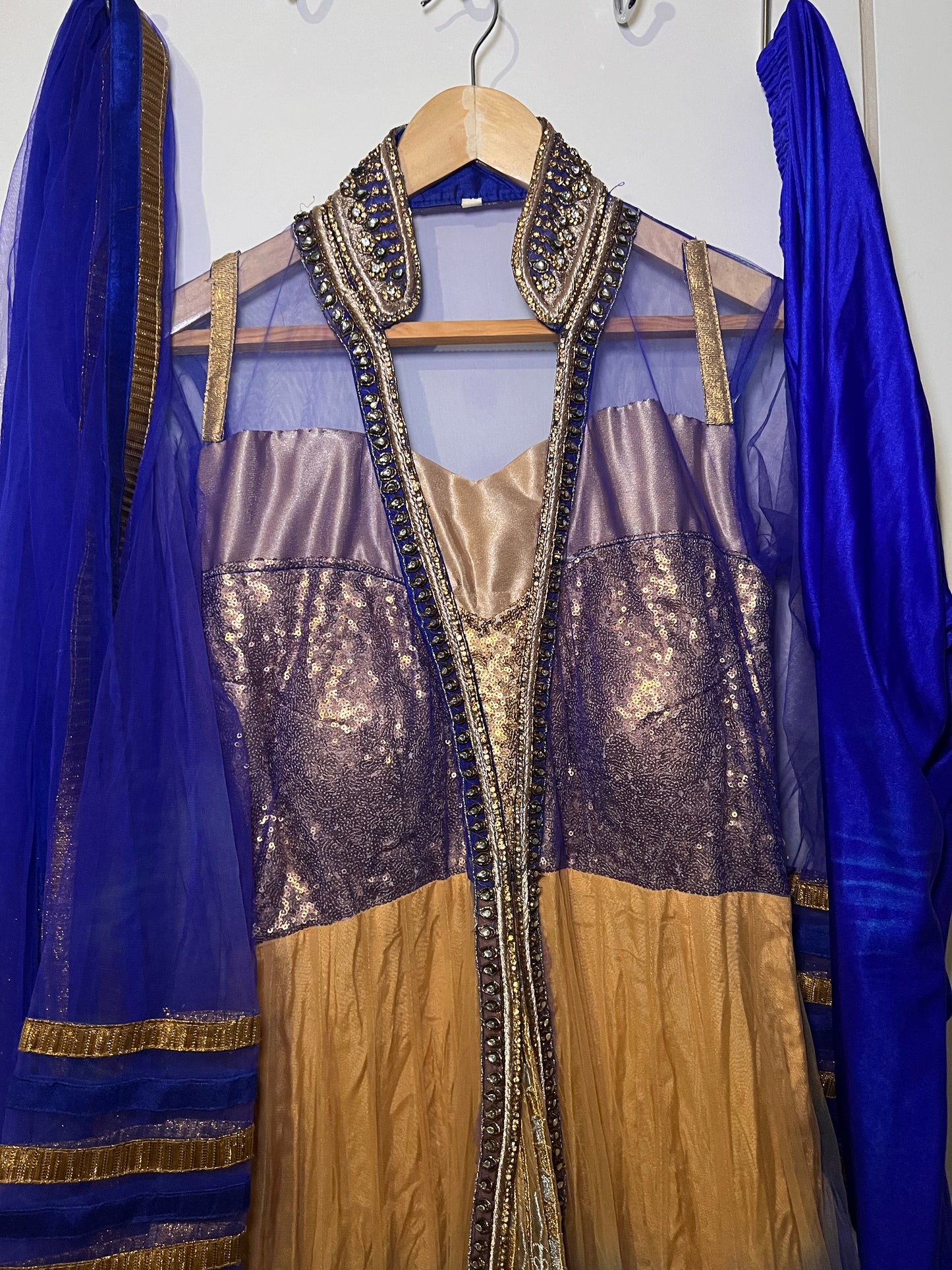 Blue and Gold frock
