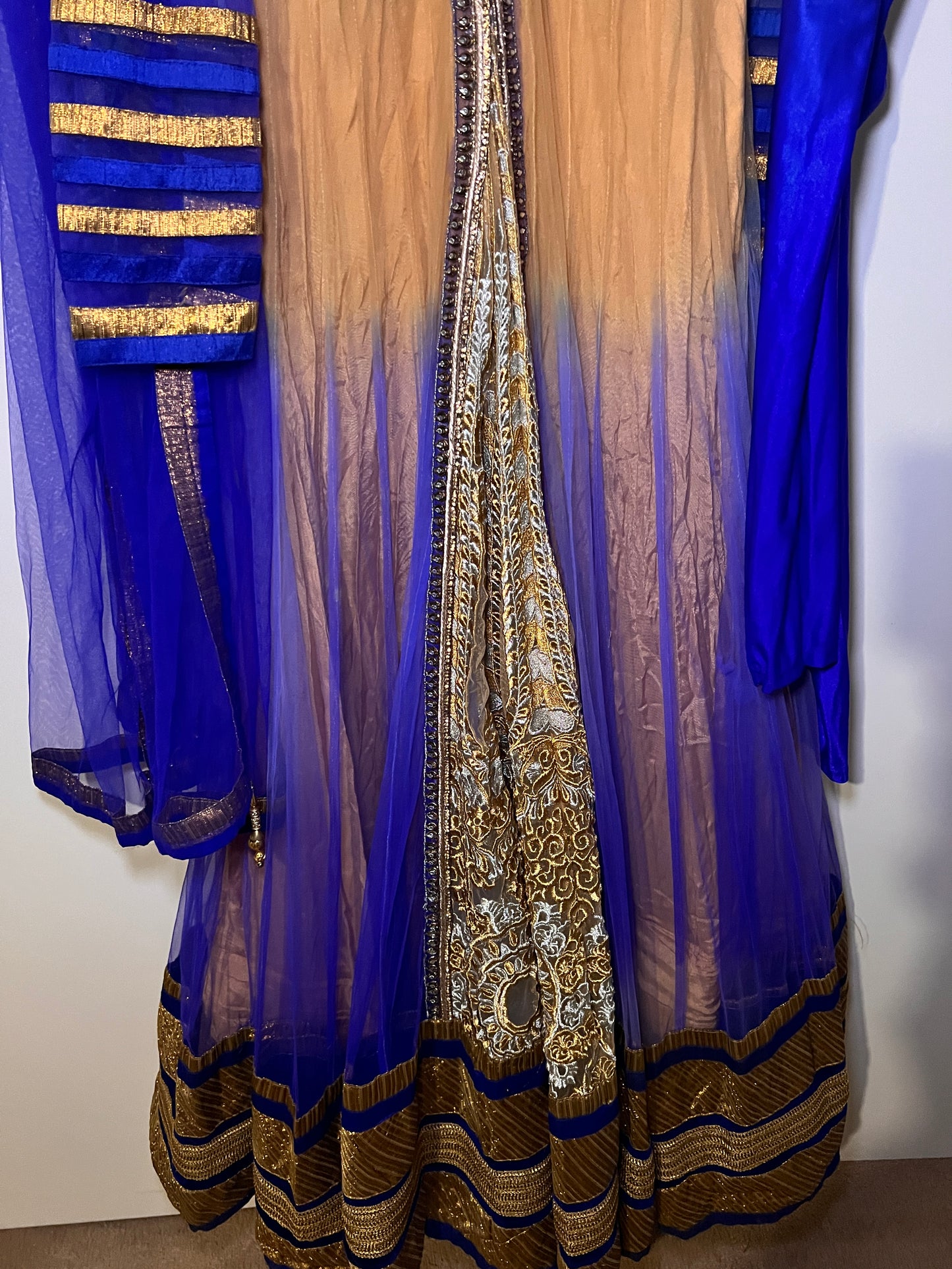 Blue and Gold frock