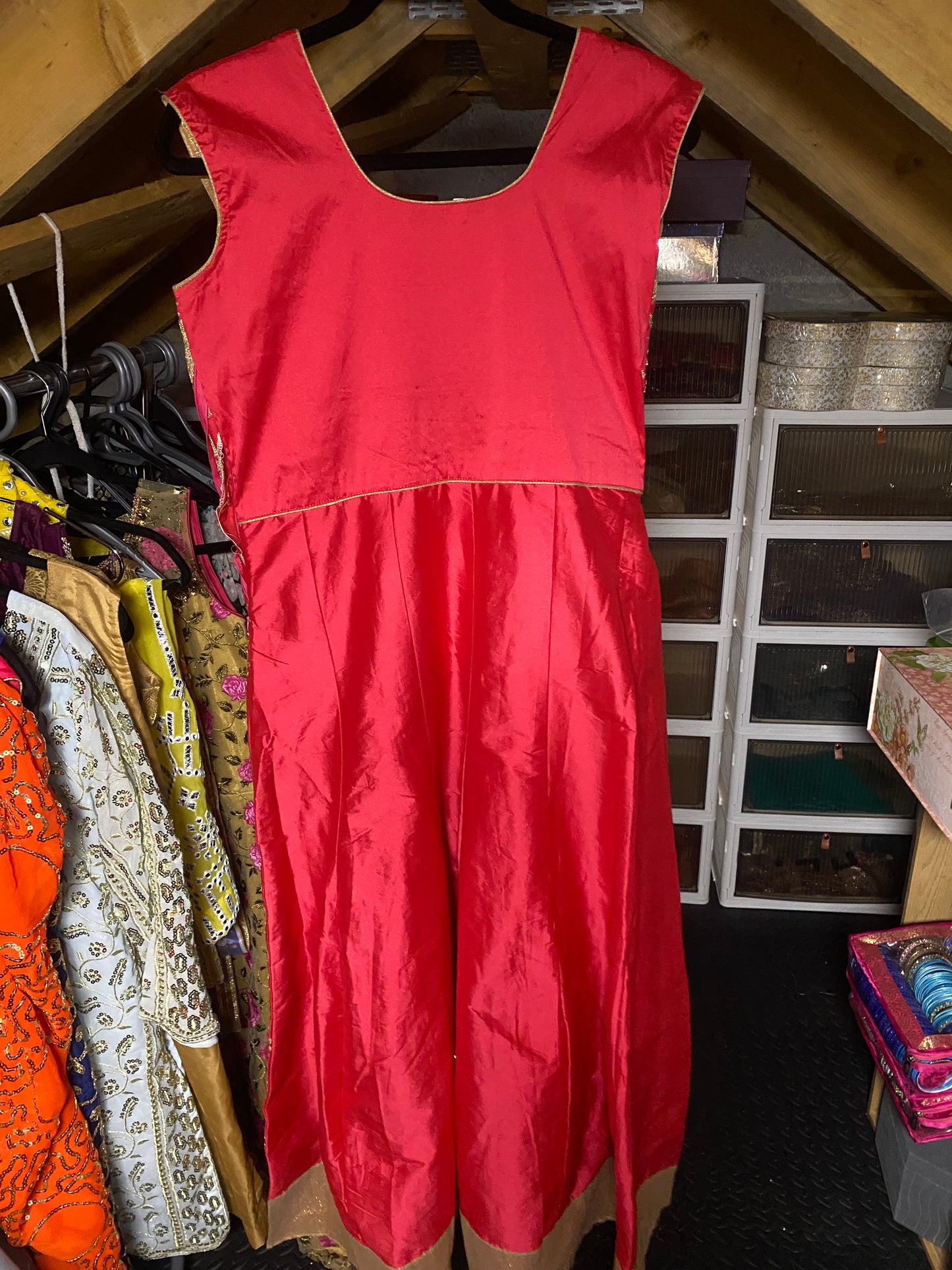 Cercise & Gold Dress