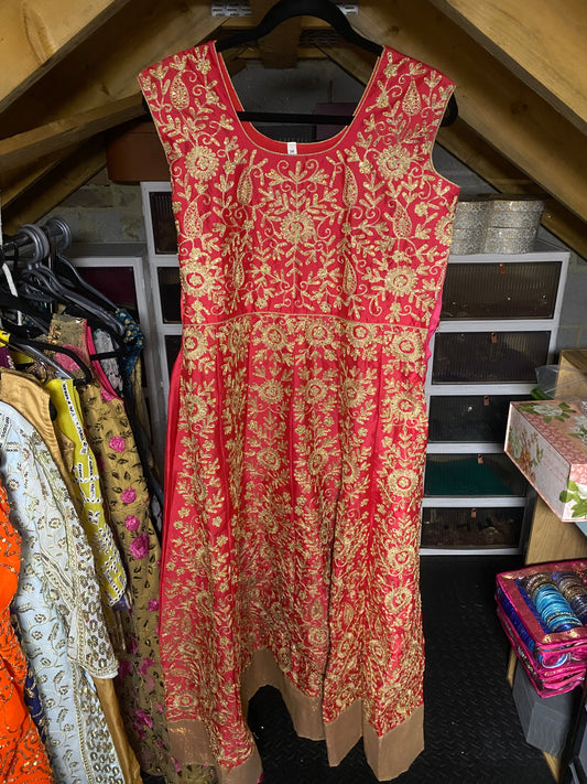 Cercise & Gold Dress