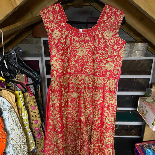 Cercise & Gold Dress