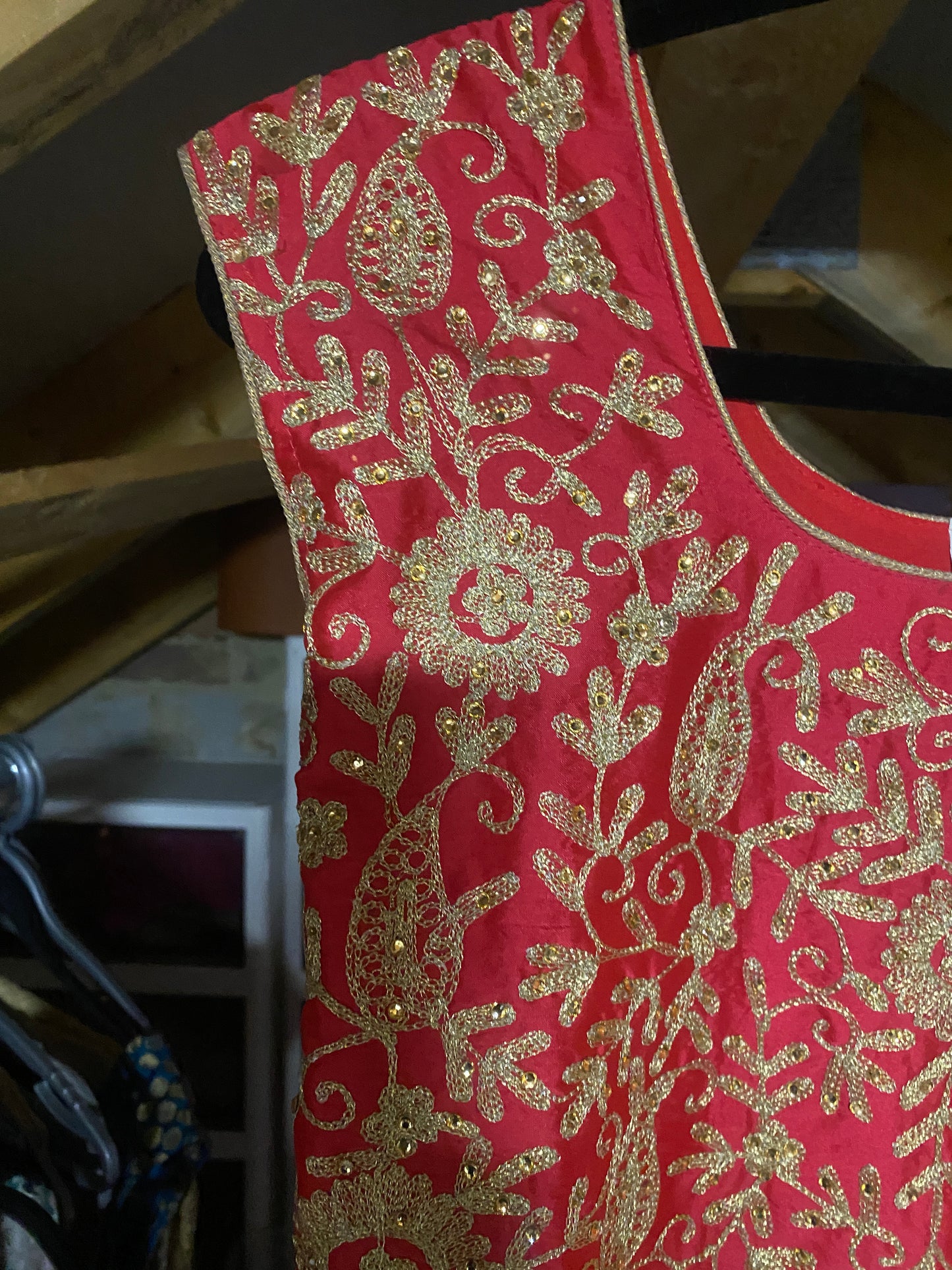Cercise & Gold Dress