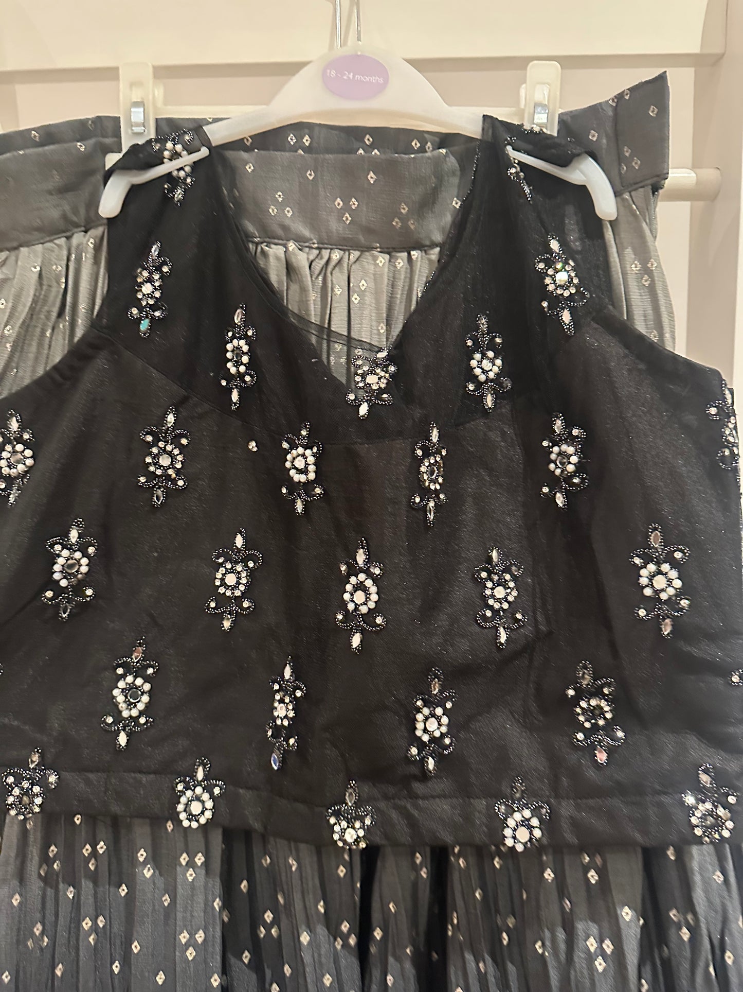 Black lehenga