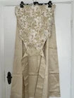 Halterneck top & skirt (tailor made) in brocade & silk
