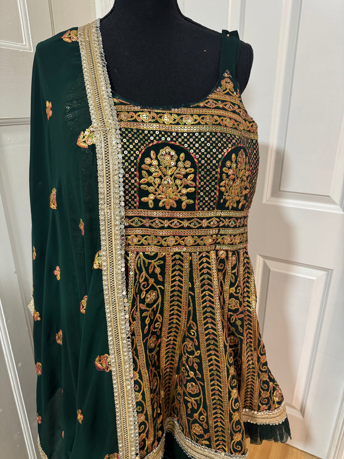 Preloved green Sharara - Size M