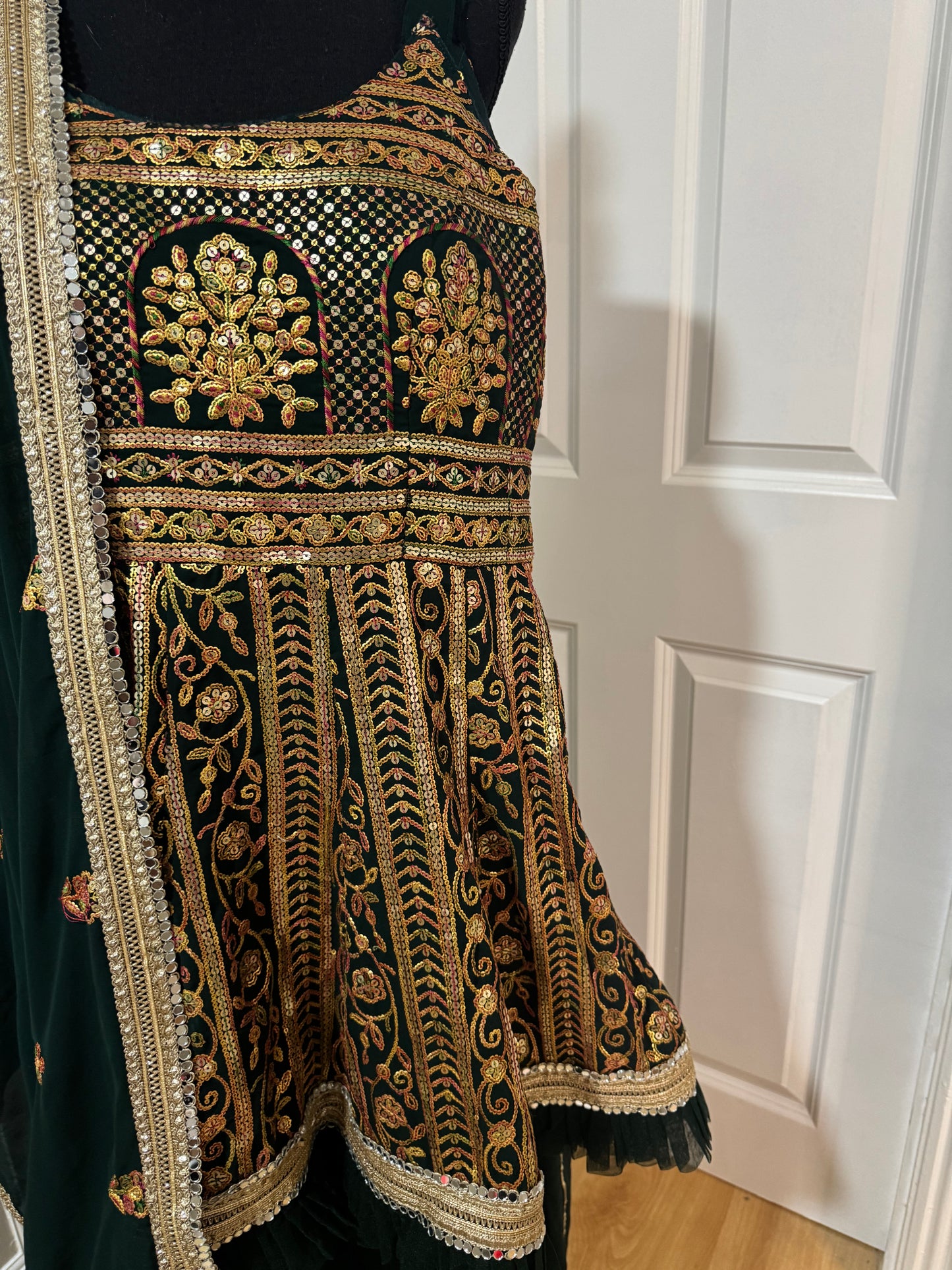 Preloved green Sharara - Size M