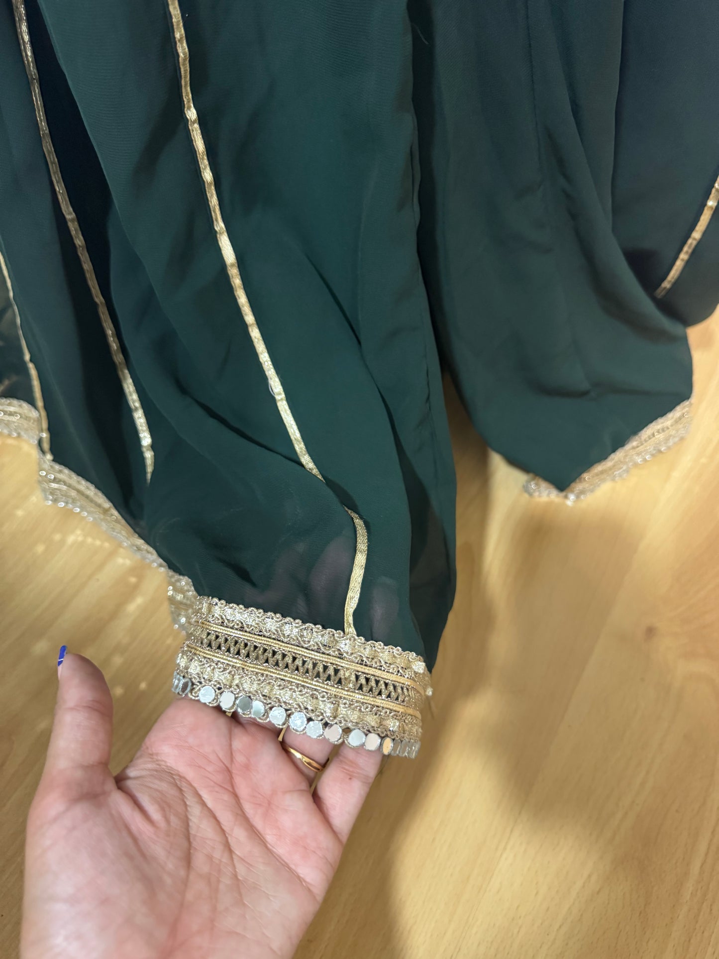 Preloved green Sharara - Size M