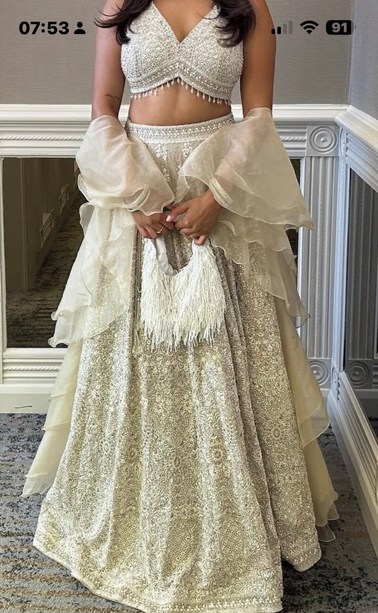 Ivory Lehenga