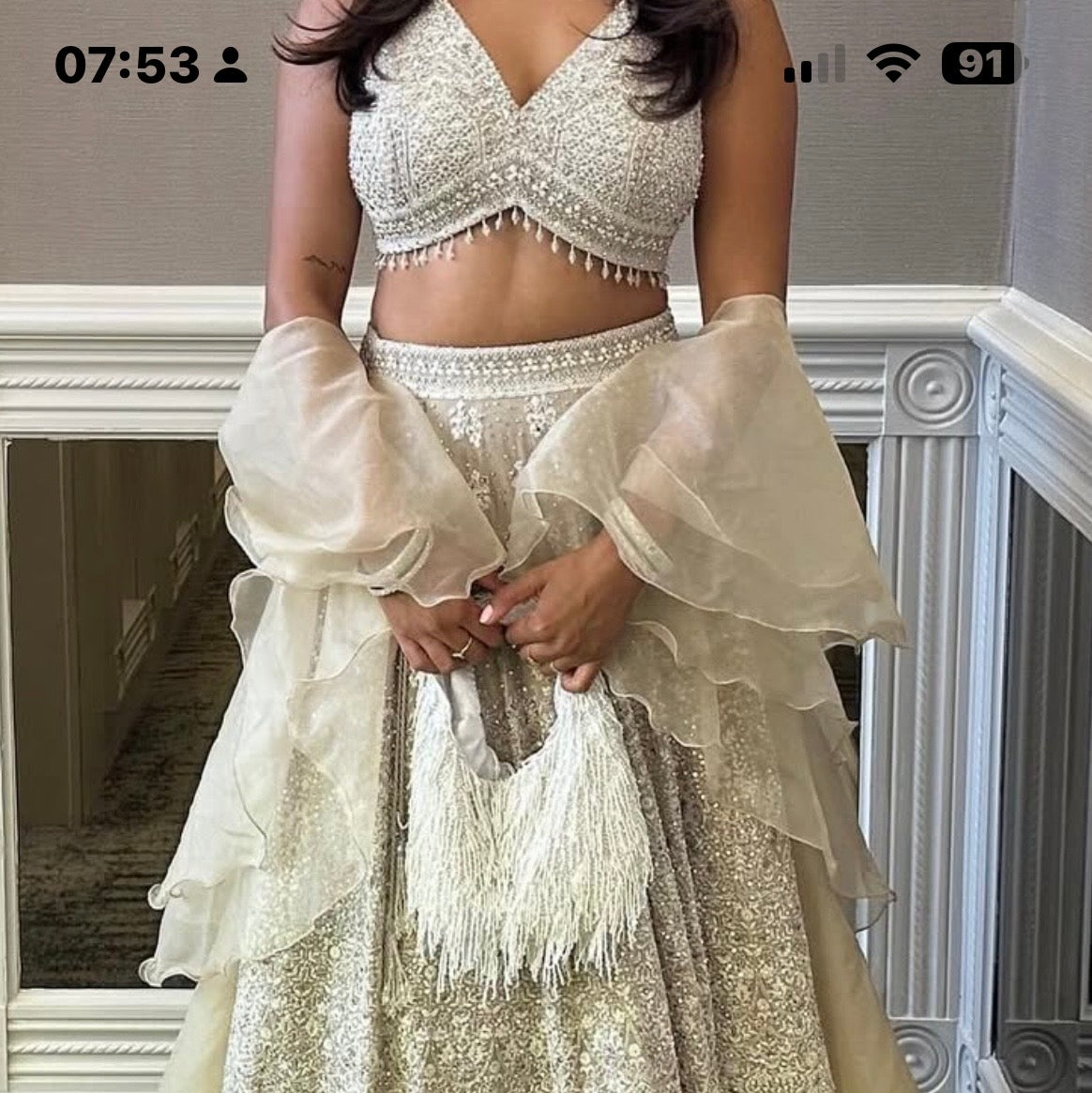 Ivory Lehenga