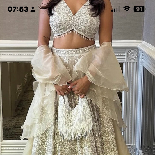 Ivory Lehenga