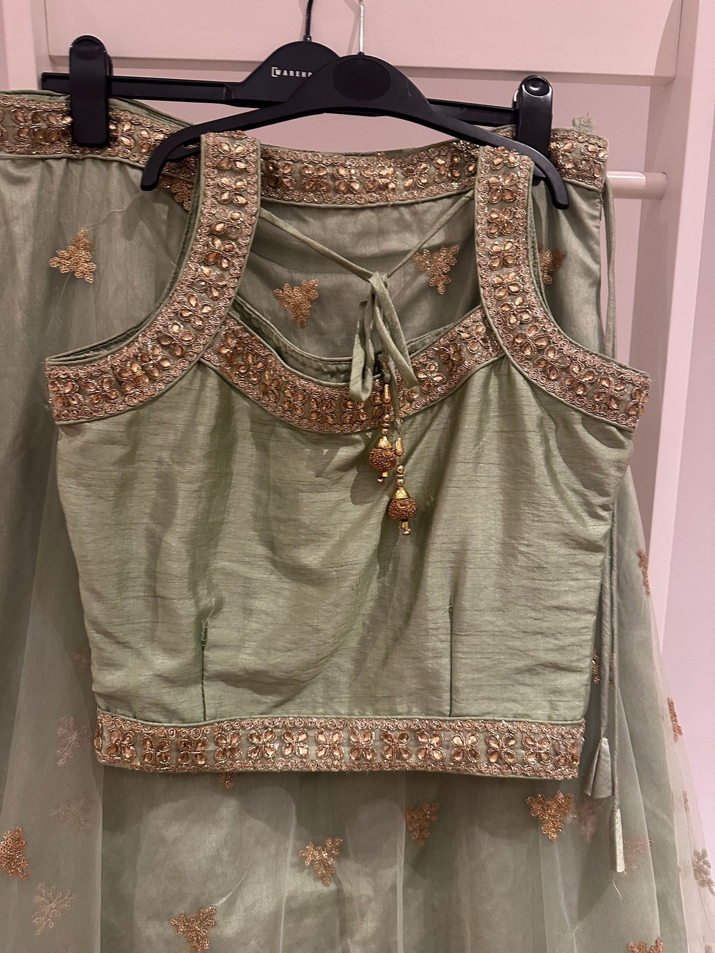 Green Lehenga