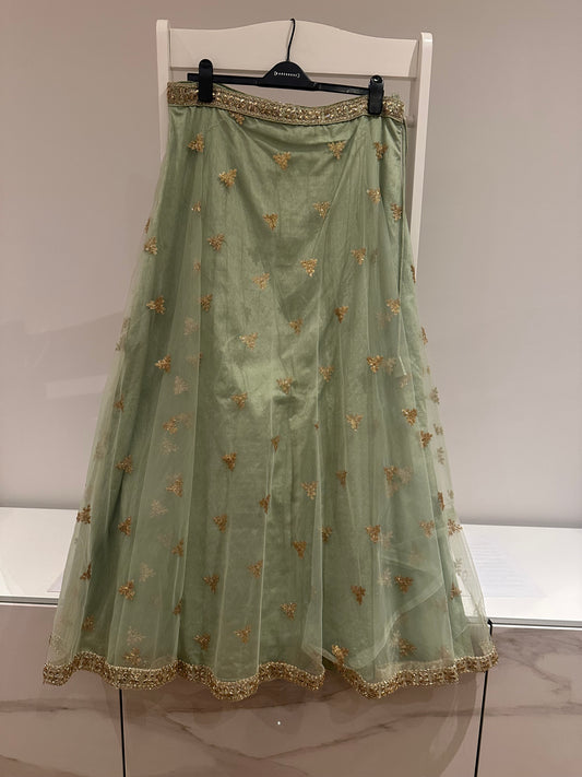 Green Lehenga