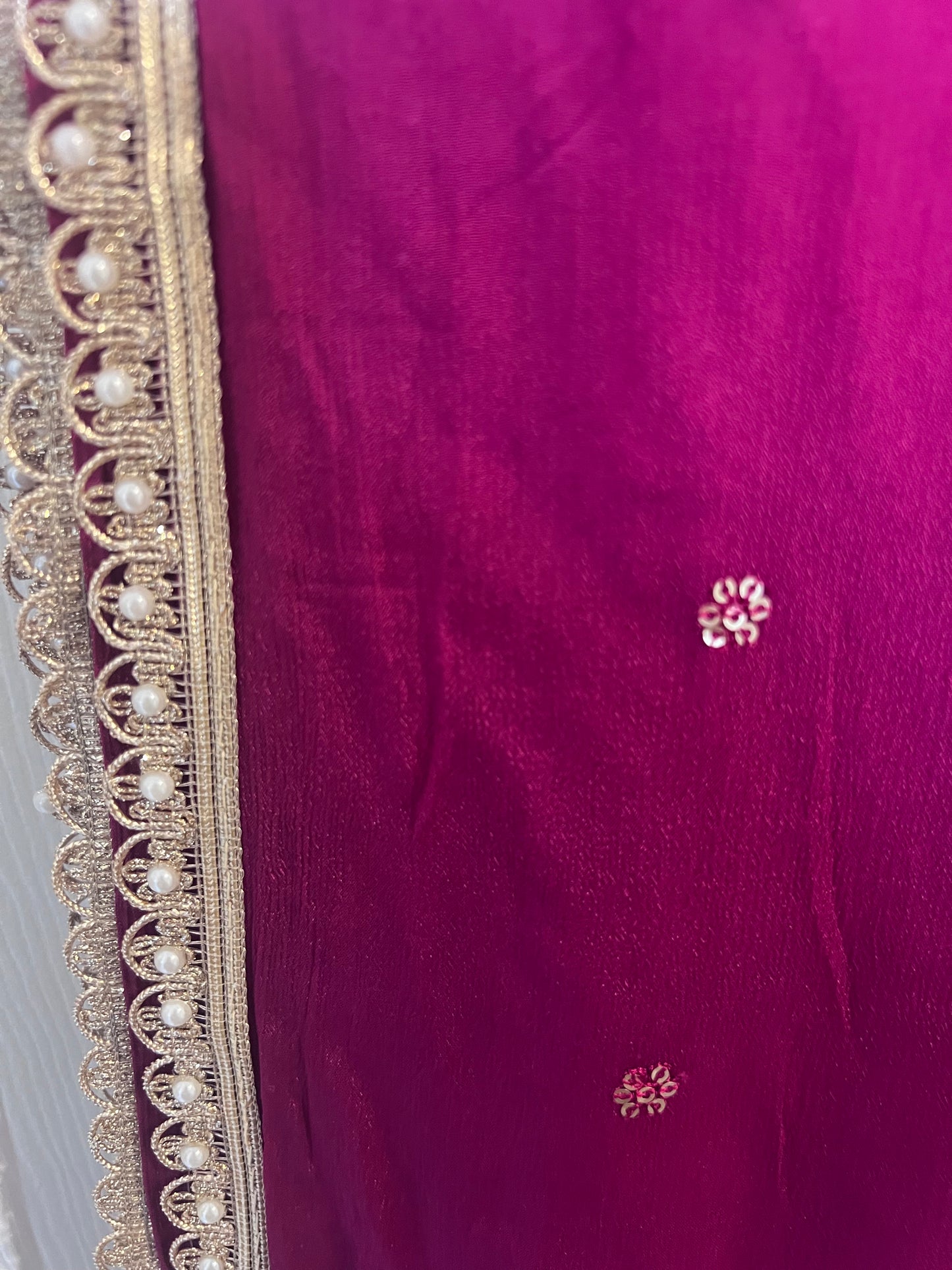 Magenta Embellished Suit – Brand New / Never Worn