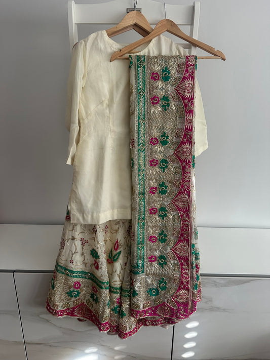 Brand new cream lehenga