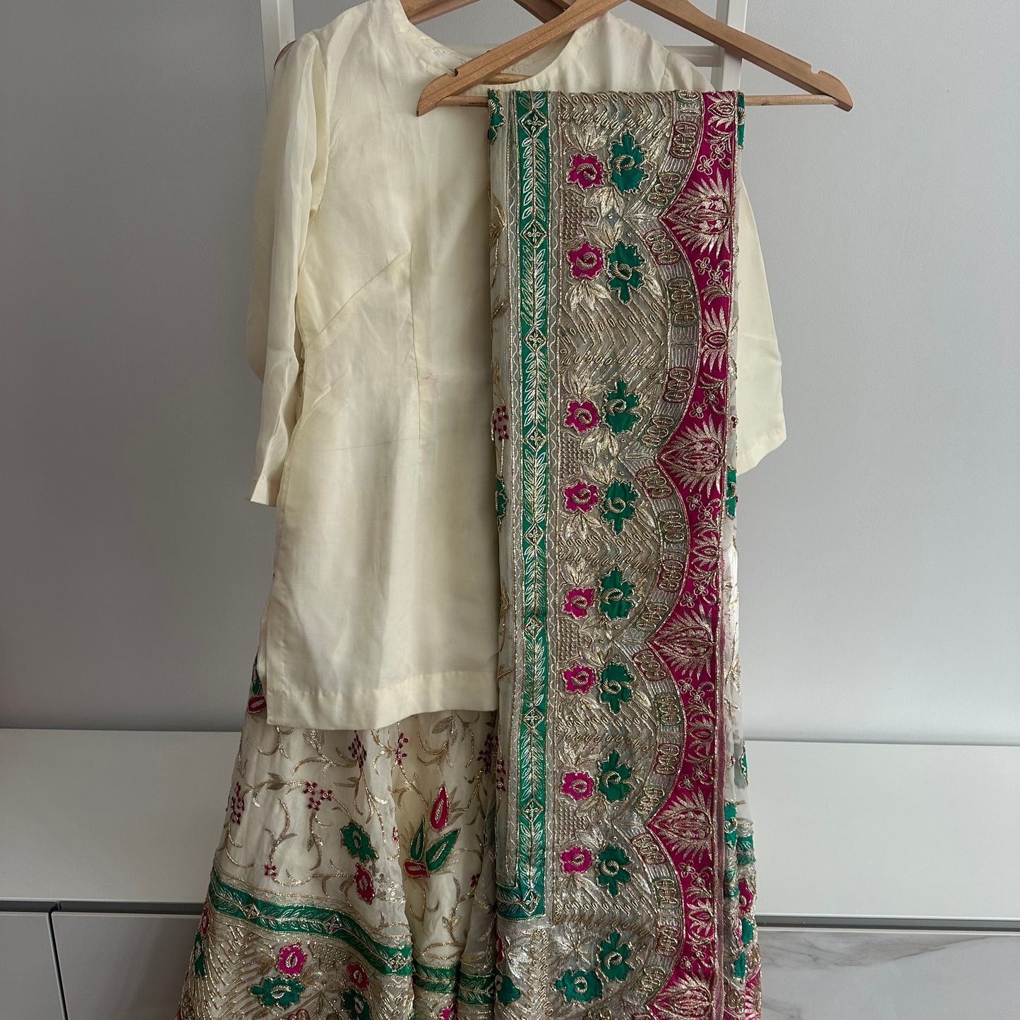 Brand new cream lehenga