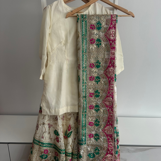 Brand new cream lehenga