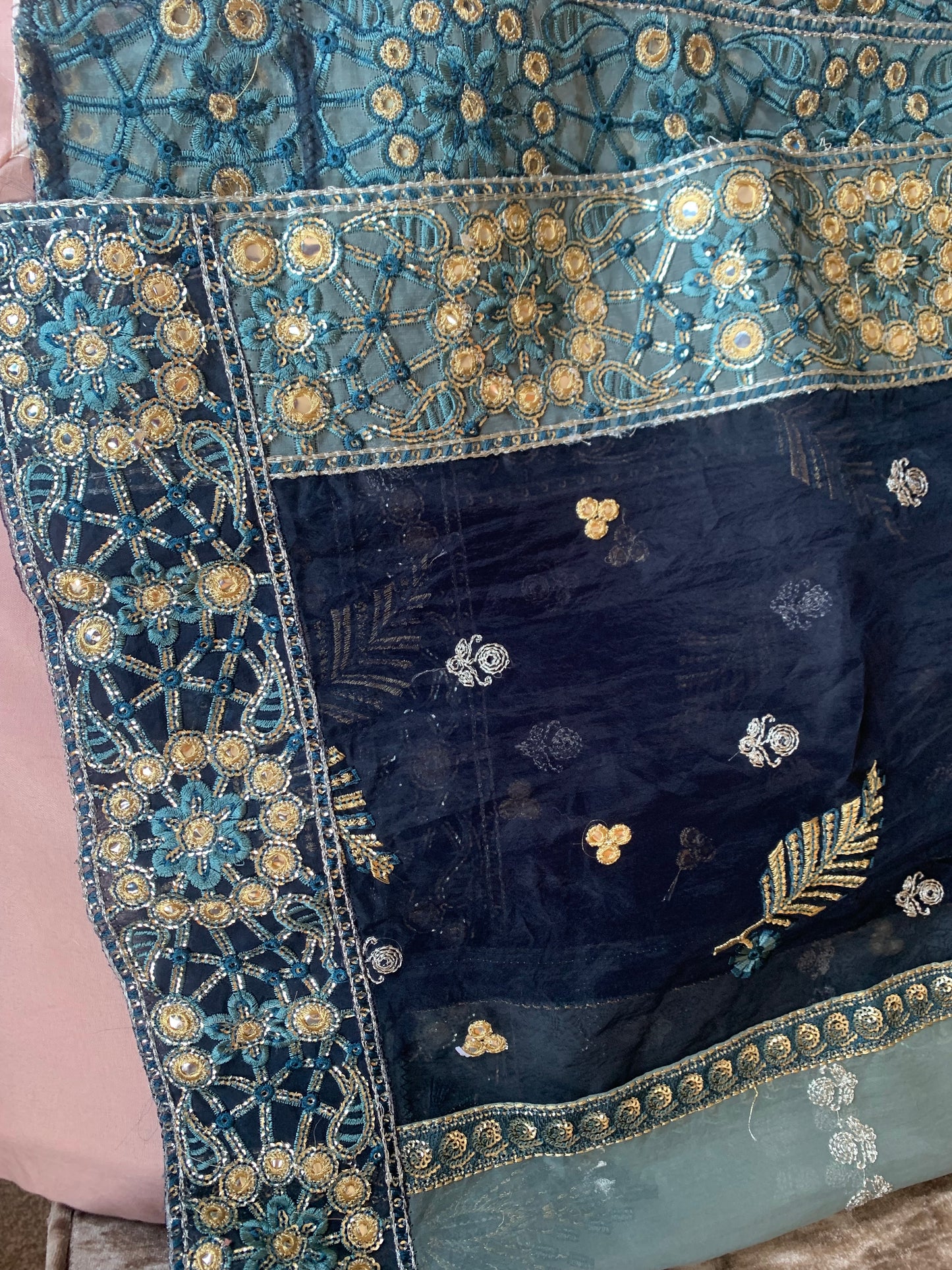 New Elaf navy blue wedding party outfit